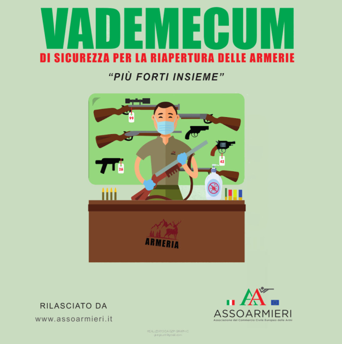 Vademecum di sicurezza per riapertura armerie - post coronavirus